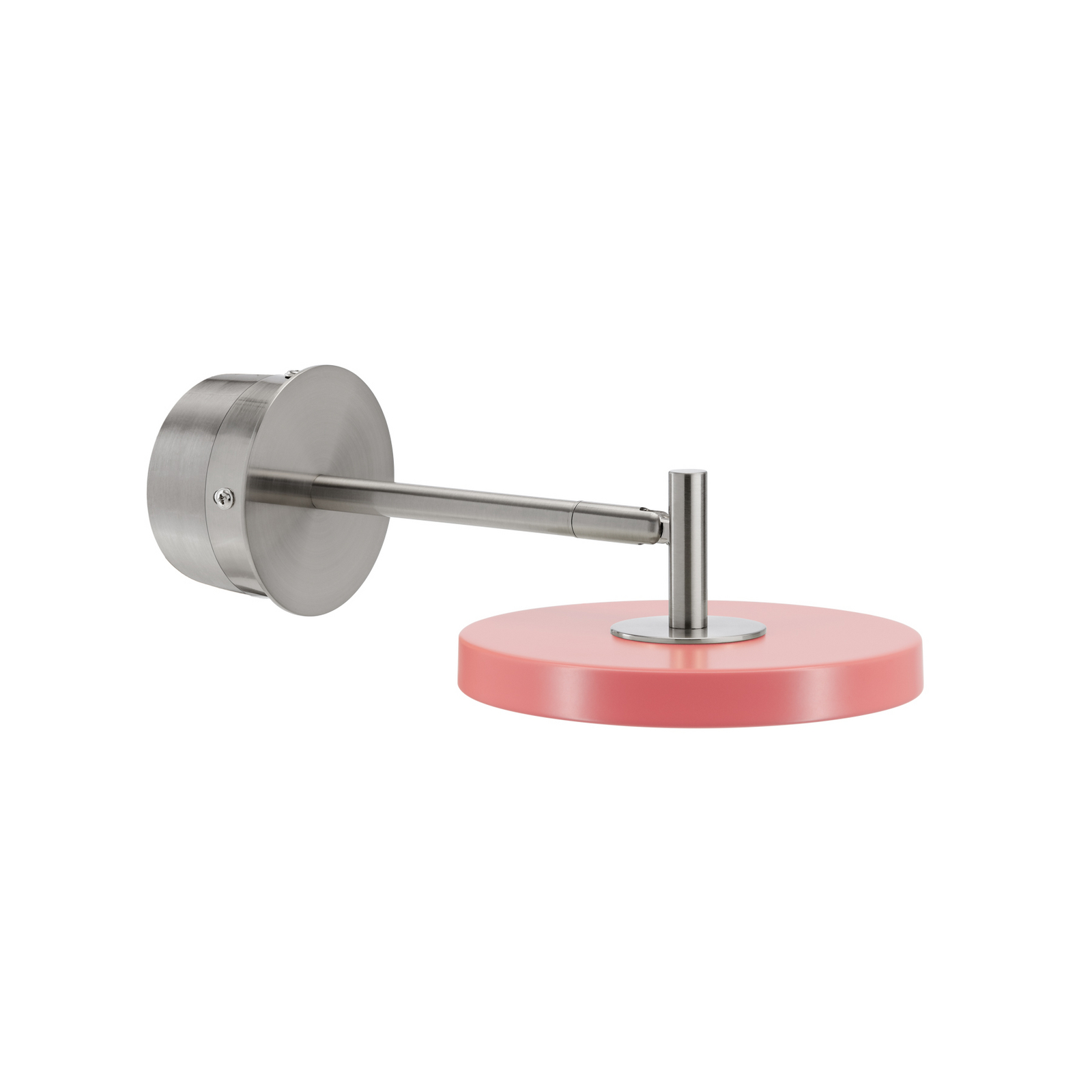 Asteria Short LED wall lamp, pink, steel, hardwired - UMAGE